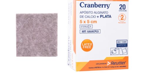 Apósito alginato de calcio + plata 10X10 CJ X 10